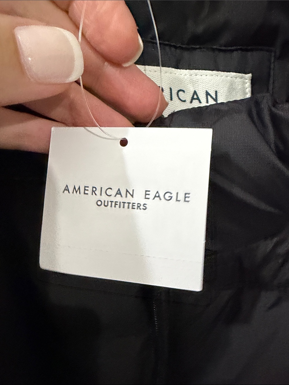 American Eagle Outfitters Quilted Puffer Vest - Black - Picture 3 of 8